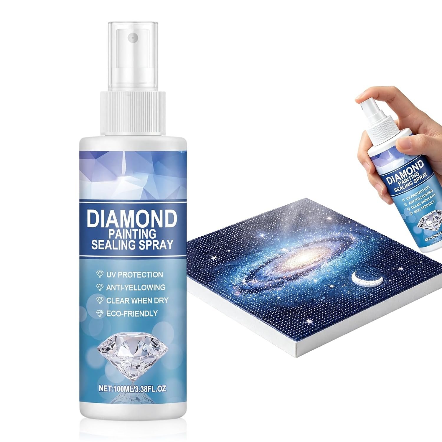 Diamond Art Sealer, Crystal Painting Sealer Spray, 100ml