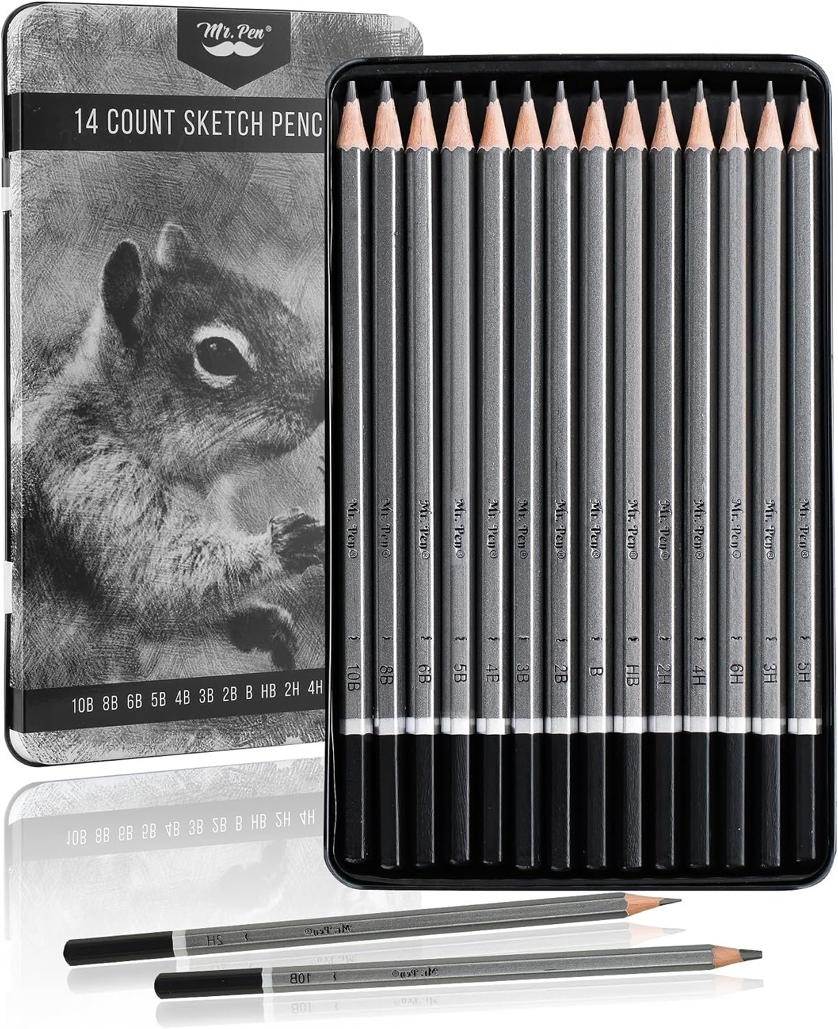 Mr. Pen- Sketch Pencils for Drawing, 14 Pack