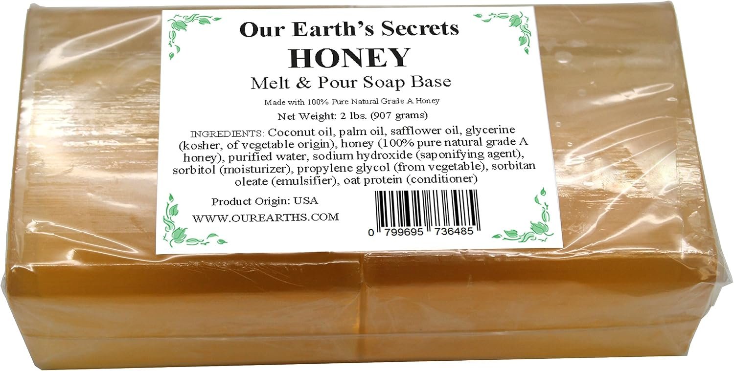 Honey – 2 Pound Melt and Pour Soap Base – Our Earth’s Secrets