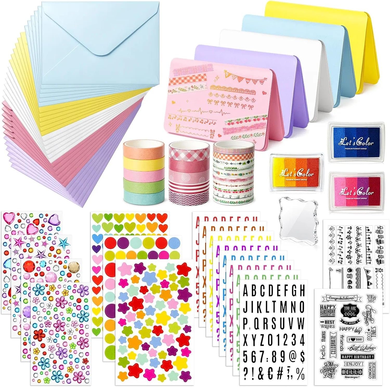 30 Pack Card Making Kits for Creative DIY,Card Making Supplies