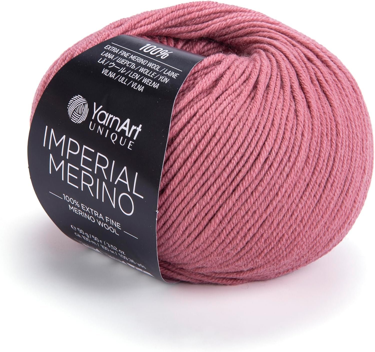 YarnArt Unique Imperial Merino Yarn – 100% Extra Fine Merino Wool, Luxurious Soft Yarn for Knitting, Crocheting, Baby Clothes, Scarves, Sweaters, 1.76 oz/50g, 109 yds (3315)