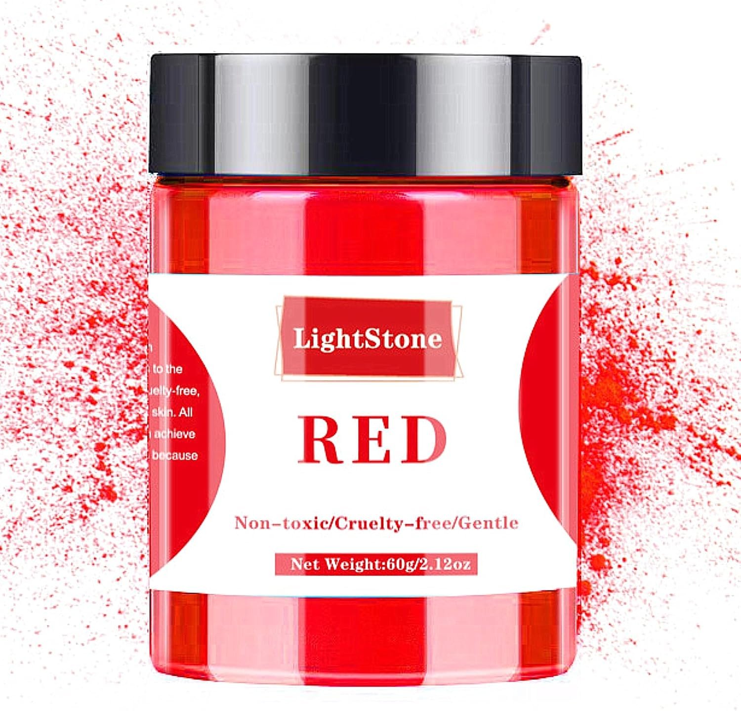 60g Mica Powder for Epoxy Resin – Pigment Dye for Resin etc. (Red)