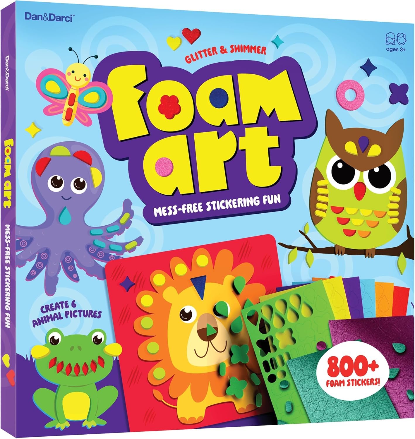 Foam Sticker Art Craft for Kids – Toddler Arts & Craft – Mess Free Activity