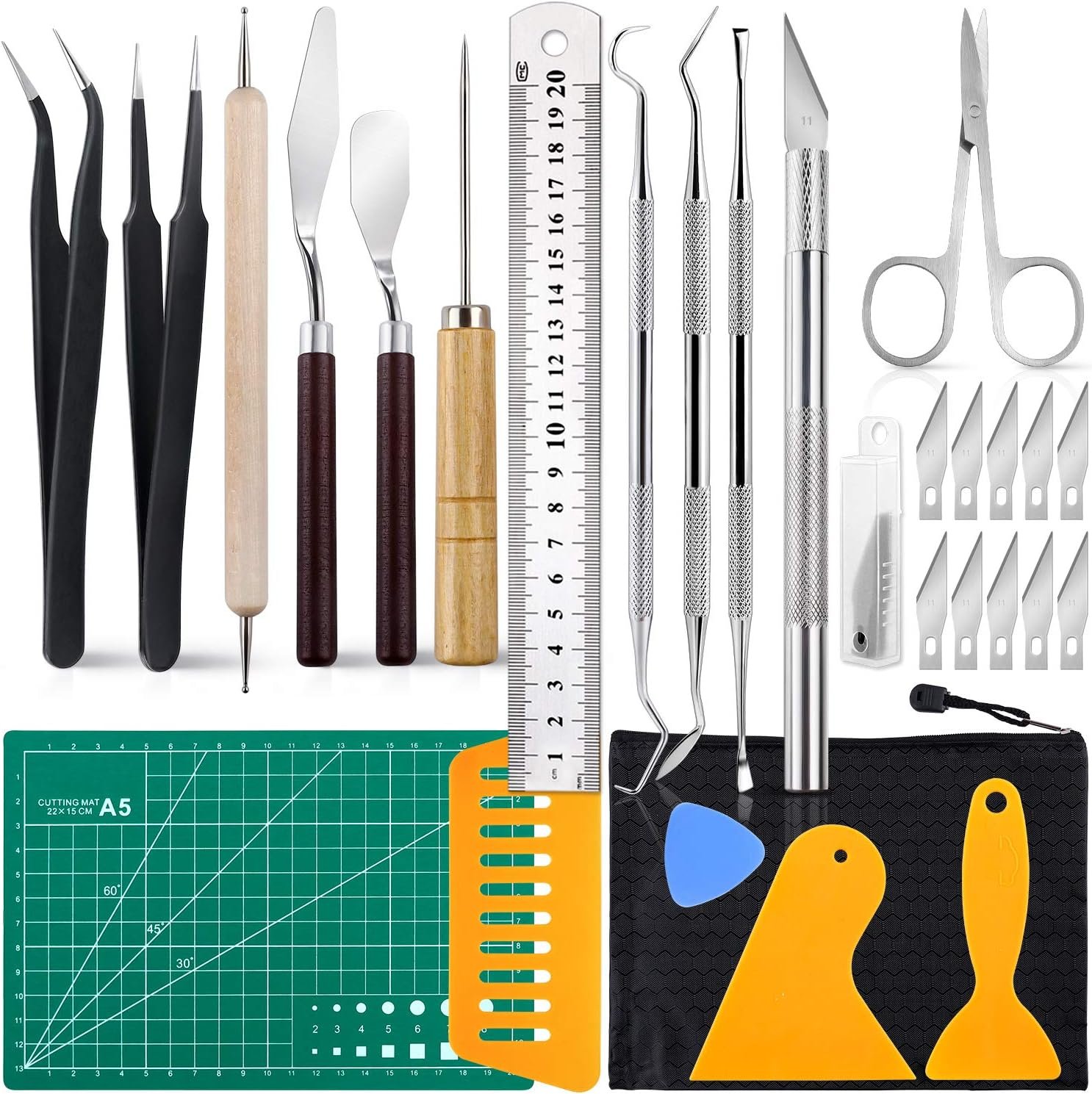 28 PCS Precision Craft Tools Set, Weeding Tools for Vinyl