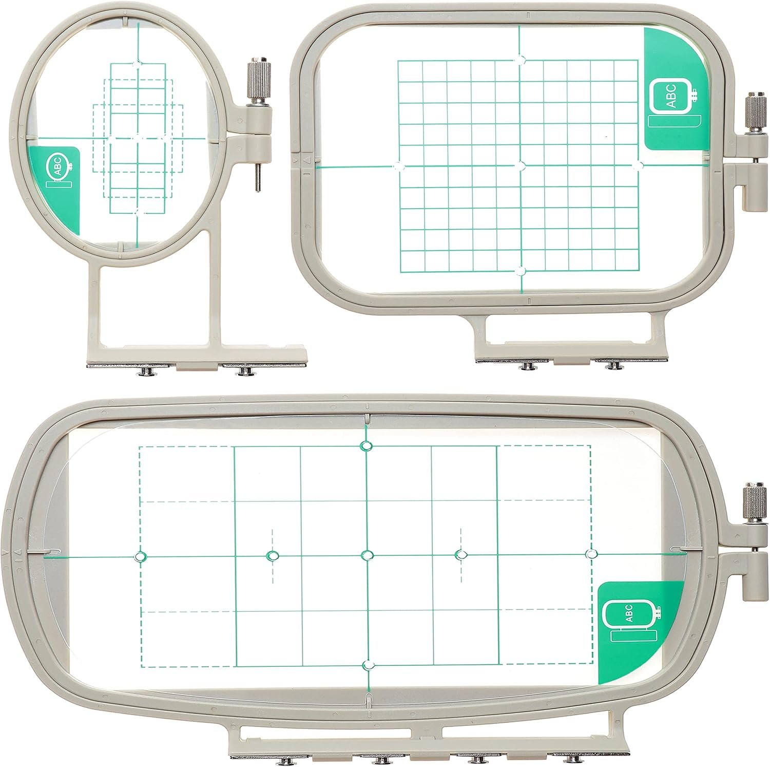 New brothread Embroidery Machine Hoop 3 in 1 Set – SA431+SA432+SA434