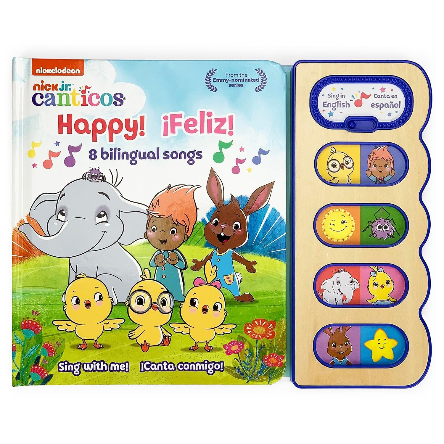 Canticos Happy! ¡Feliz! 8 Bilingual Songs (English and Spanish Edition) (Nick Jr. Canticos)