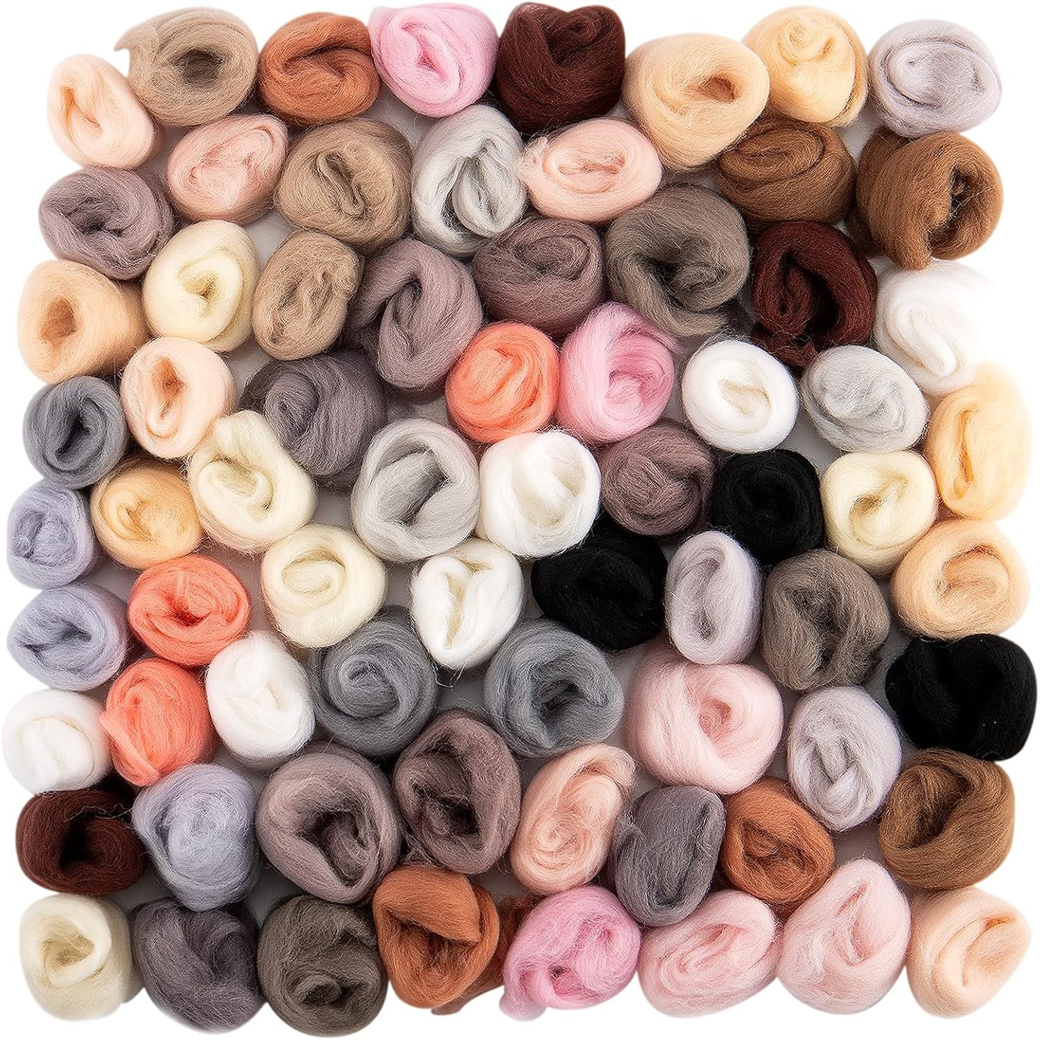 Biggun 72pcs 7.6 oz Needle Felting Wool